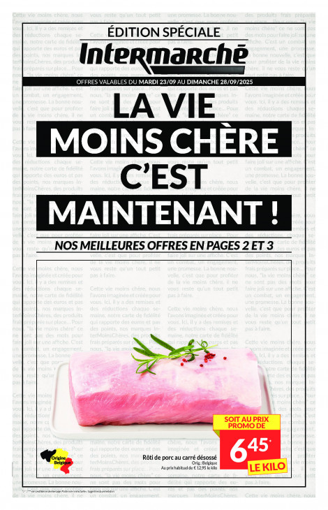 Intermarché Dépliant 23.09.2025
