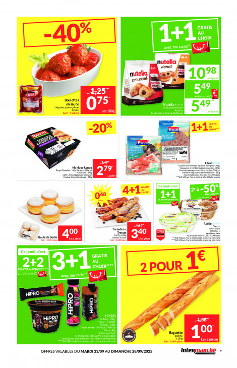 Intermarché Dépliant 23.09.2025