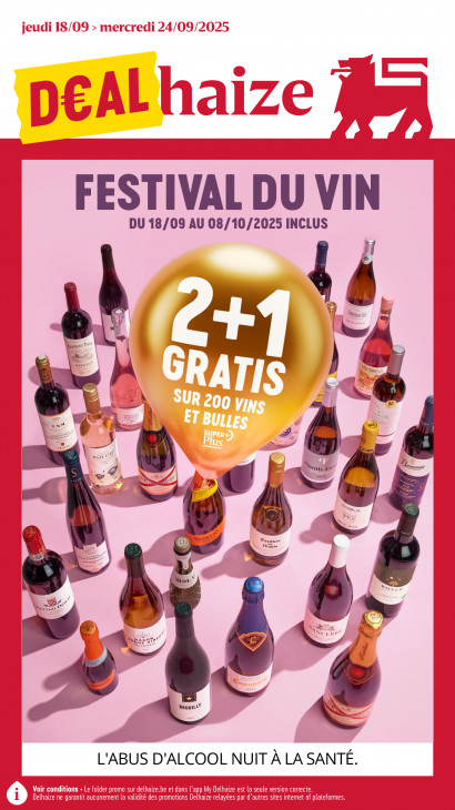 Delhaize Dépliant 18.09.2025