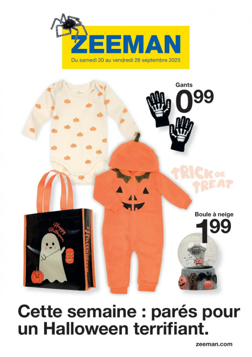 Zeeman Dépliant 20.09.2025