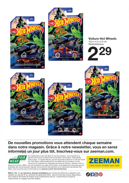Zeeman Dépliant 20.09.2025