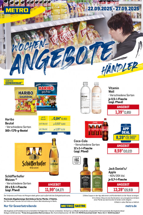 Metro Angebote ab 22.09.25 - bis 27.09.25