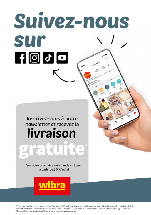Wibra Dépliant 22.09.2025
