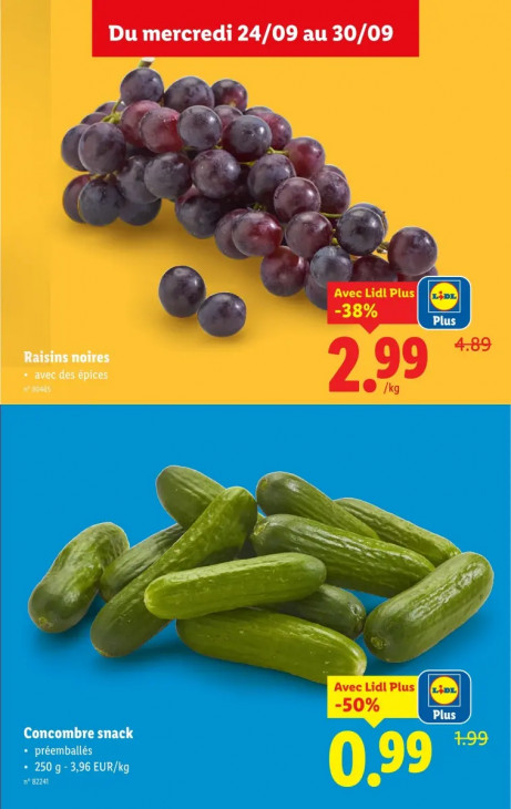 Lidl Dépliant 24.09.2025