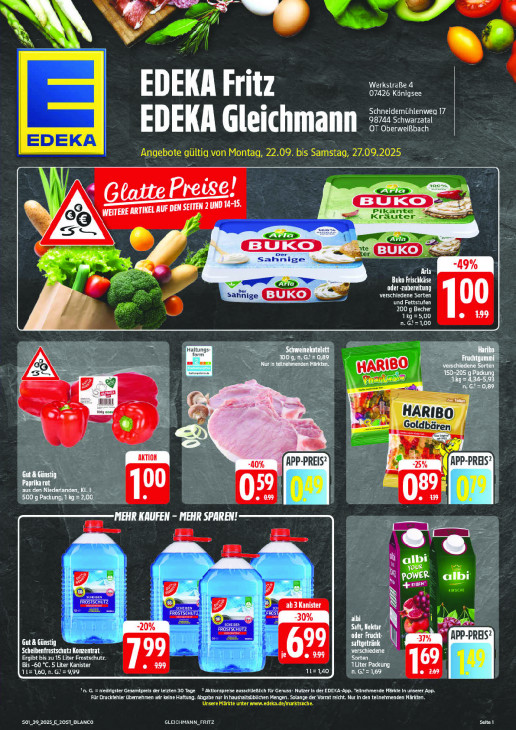 Edeka Angebote ab 22.09.25 bis 27.09.25