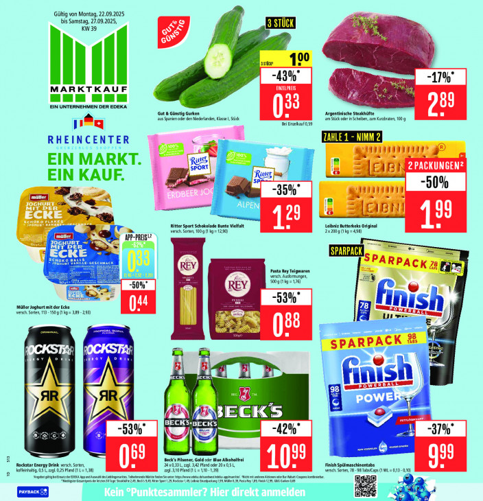 Marktkauf Angebote ab 22.09.25 bis 27.09.25
