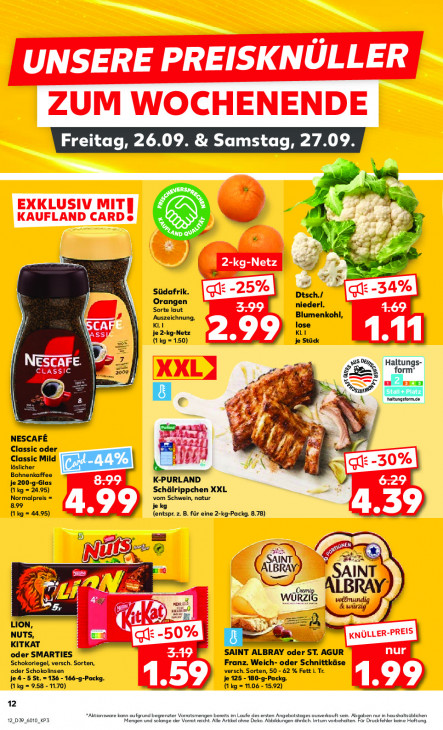 Kaufland Angebote ab 25.09.25 bis 01.10.25