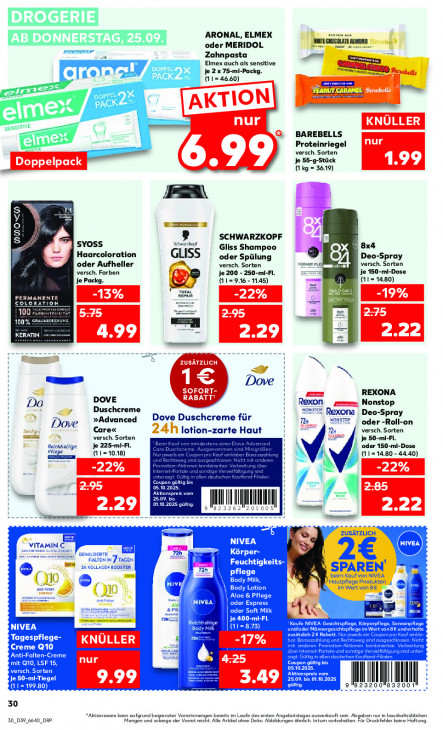Kaufland Angebote ab 25.09.25 bis 01.10.25