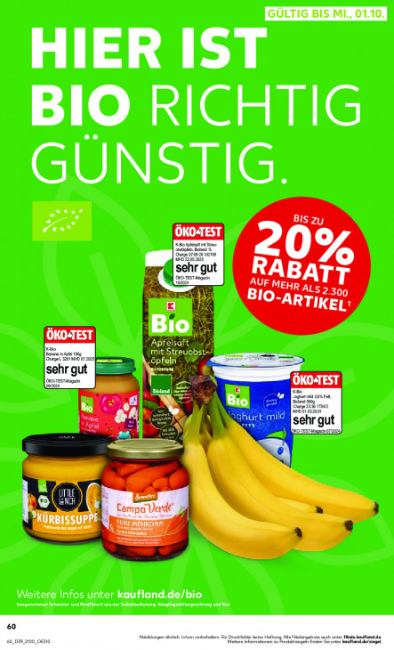 Kaufland Angebote ab 25.09.25 bis 01.10.25