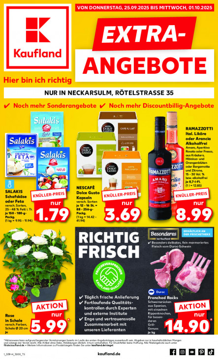 Kaufland Angebote ab 25.09.25 bis 01.10.25