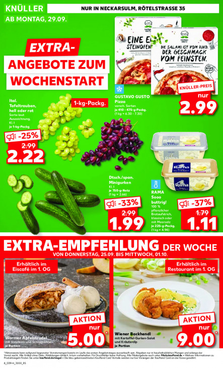 Kaufland Angebote ab 25.09.25 bis 01.10.25