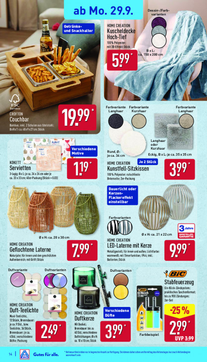Aldi Nord Angebote ab 29.09.25 bis 04.10.25