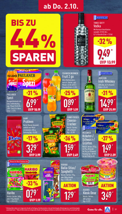 Aldi Nord Angebote ab 29.09.25 bis 04.10.25