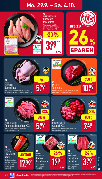 Aldi Nord Angebote ab 29.09.25 bis 04.10.25