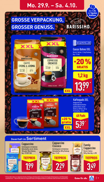 Aldi Nord Angebote ab 29.09.25 bis 04.10.25