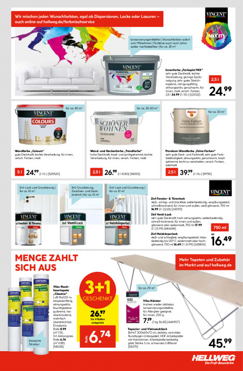 Hellweg Baumarkt Angebote ab 22.09.25 bis 27.09.25