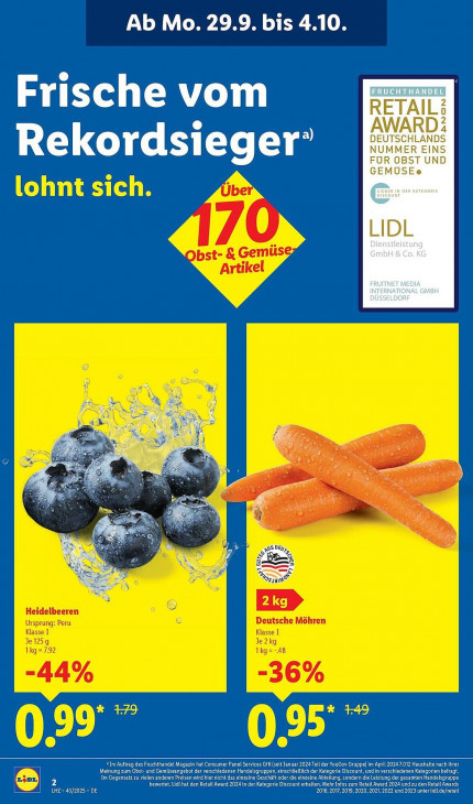 Lidl Angebote ab 29.09.25 bis 04.10.25