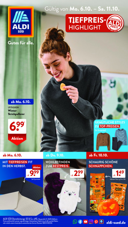 Aldi Süd Angebote ab 06.10.25 bis 11.10.25