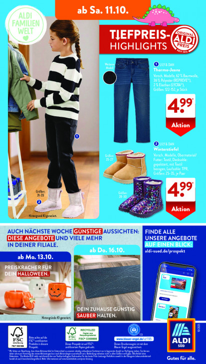Aldi Süd Angebote ab 06.10.25 bis 11.10.25