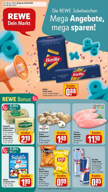 Rewe Angebote ab 22.09.25 bis 27.09.25