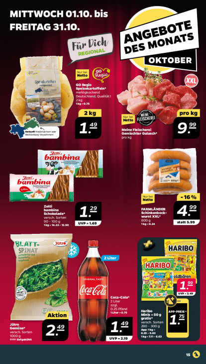 Netto Angebote ab 29.09.25 bis 04.10.25