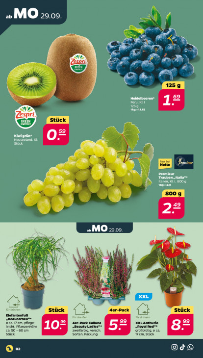 Netto Angebote ab 29.09.25 bis 04.10.25