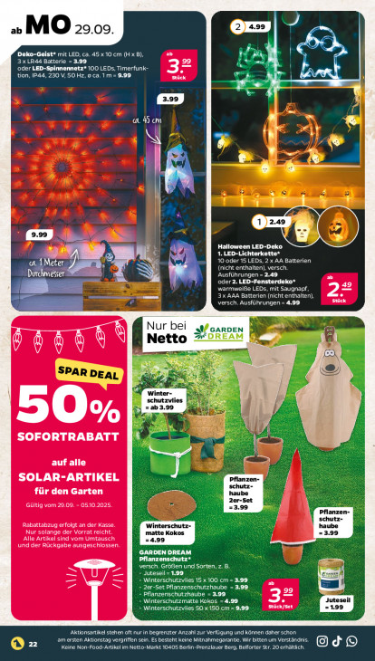 Netto Angebote ab 29.09.25 bis 04.10.25