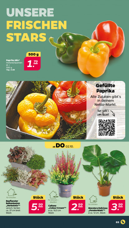 Netto Angebote ab 29.09.25 bis 04.10.25