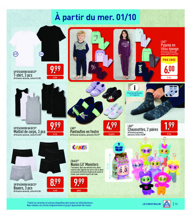Aldi Dépliant 29.09.2025