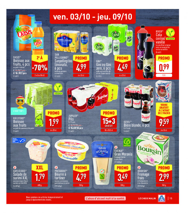 Aldi Dépliant 29.09.2025