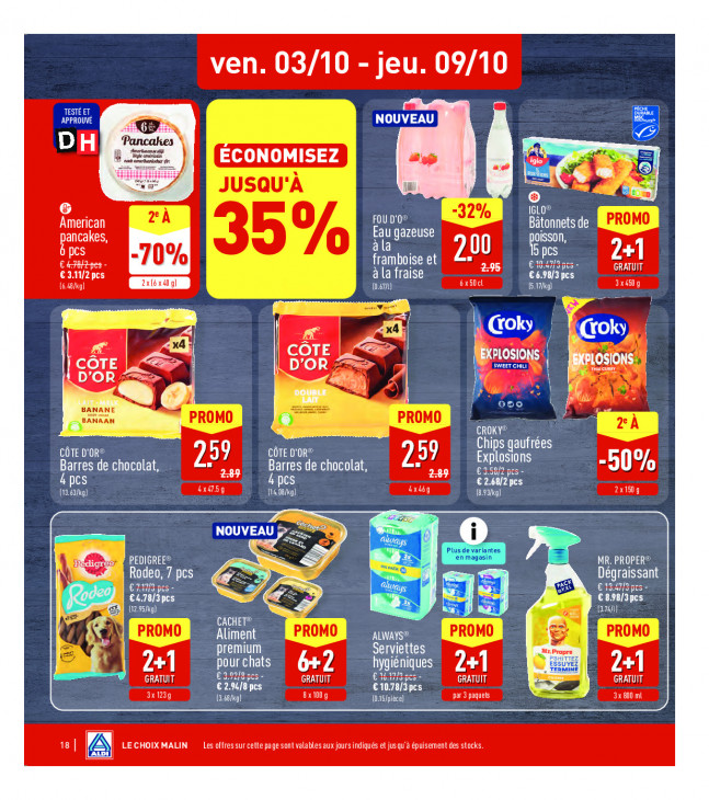 Aldi Dépliant 29.09.2025