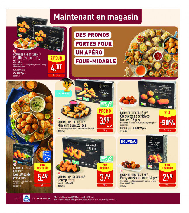 Aldi Dépliant 29.09.2025