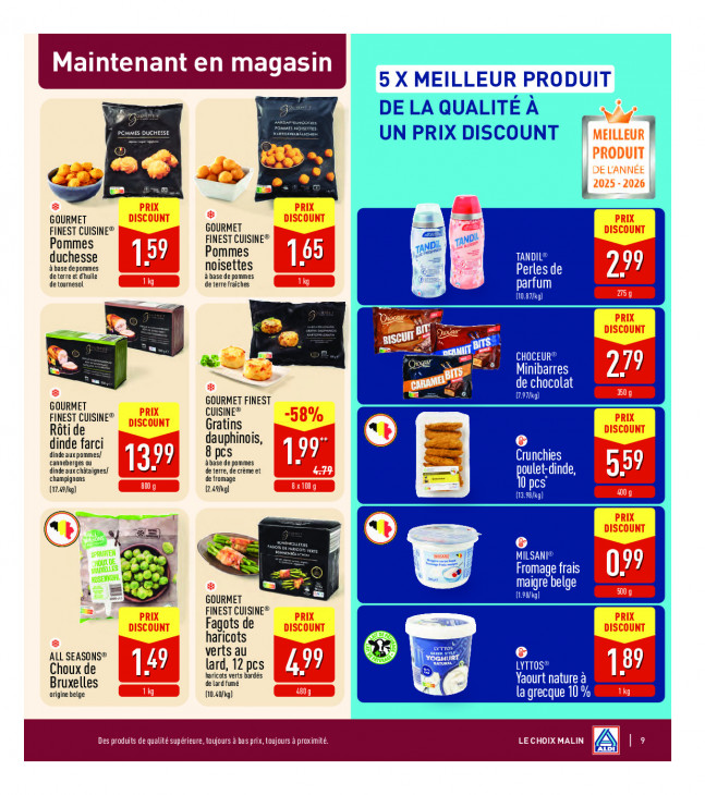 Aldi Dépliant 29.09.2025