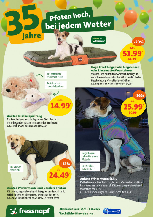 Fressnapf Angebote ab 25.09.25 bis 03.10.25