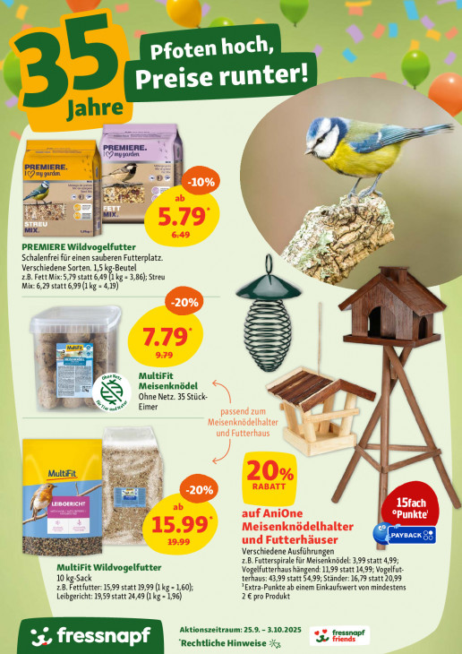 Fressnapf Angebote ab 25.09.25 bis 03.10.25
