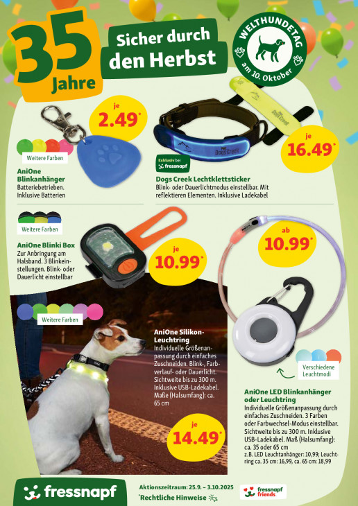 Fressnapf Angebote ab 25.09.25 bis 03.10.25