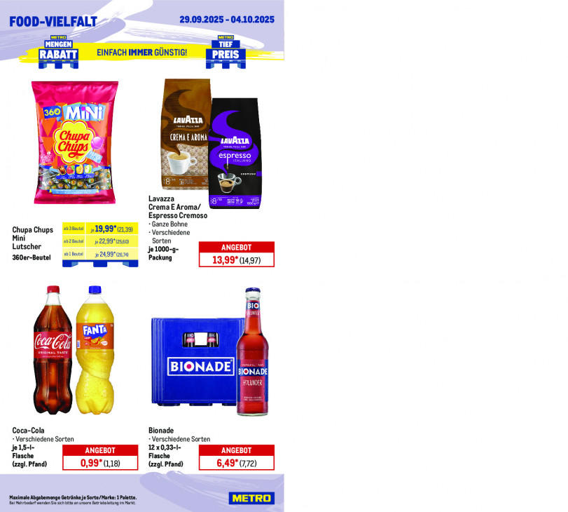 Metro Angebote ab 29.09.25 bis 04.10.25