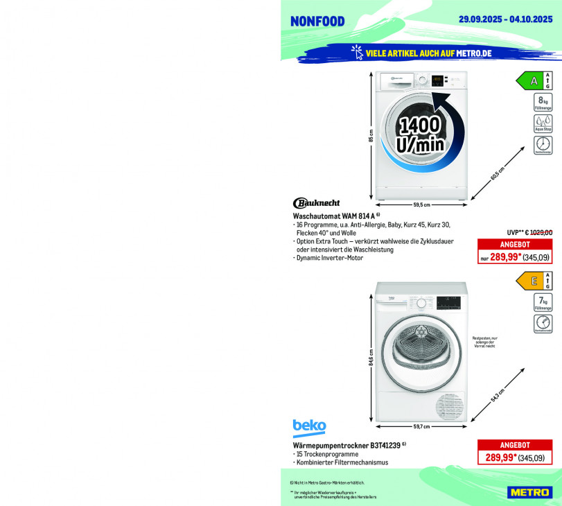 Metro Angebote ab 29.09.25 bis 04.10.25
