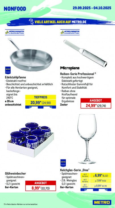 Metro Angebote ab 29.09.25 bis 04.10.25