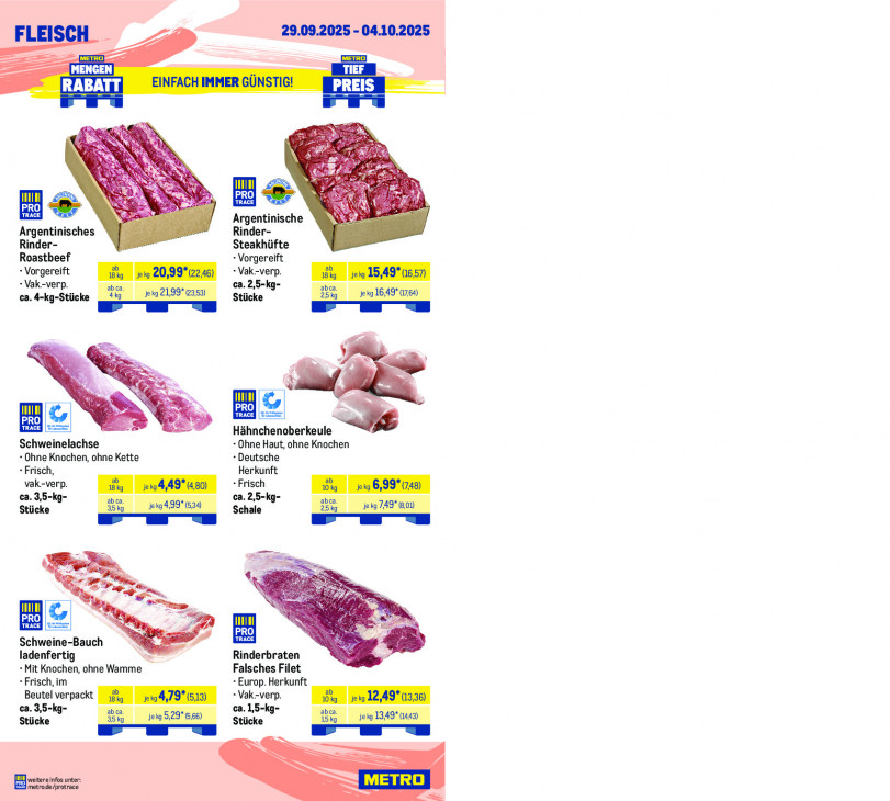 Metro Angebote ab 29.09.25 bis 04.10.25