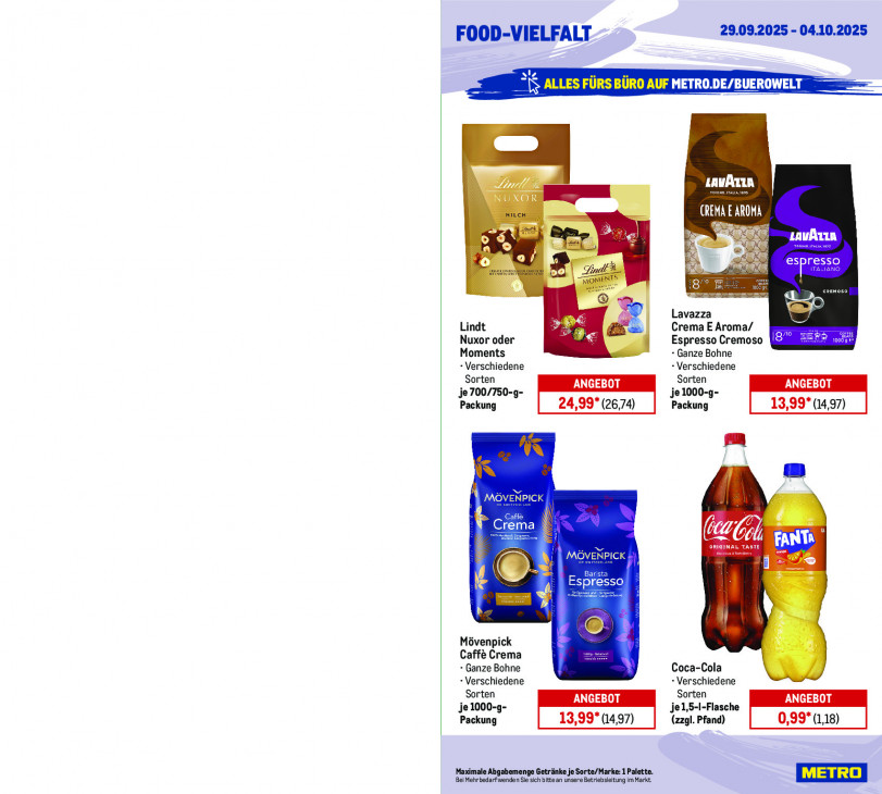 Metro Angebote ab 29.09.25 bis 04.10.25