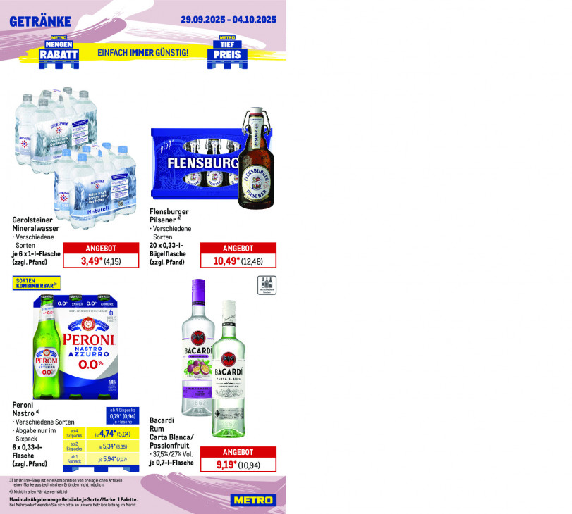 Metro Angebote ab 29.09.25 bis 04.10.25