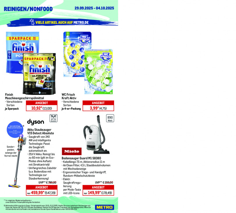 Metro Angebote ab 29.09.25 bis 04.10.25