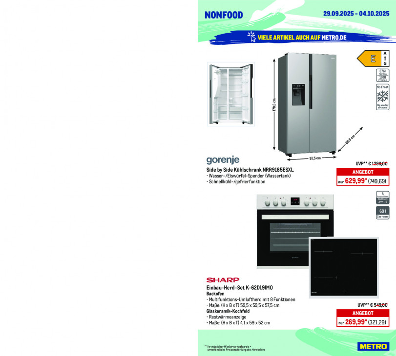 Metro Angebote ab 29.09.25 bis 04.10.25