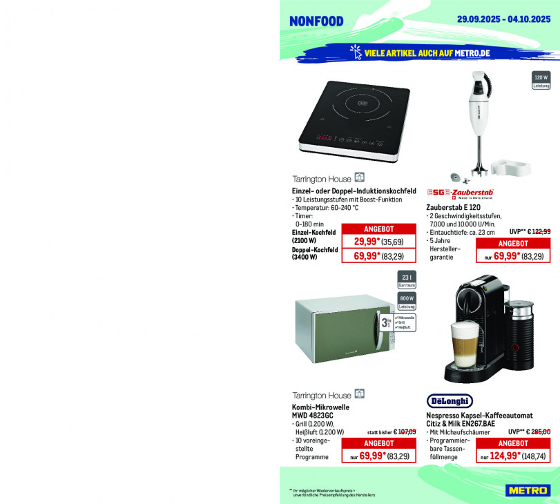 Metro Angebote ab 29.09.25 bis 04.10.25