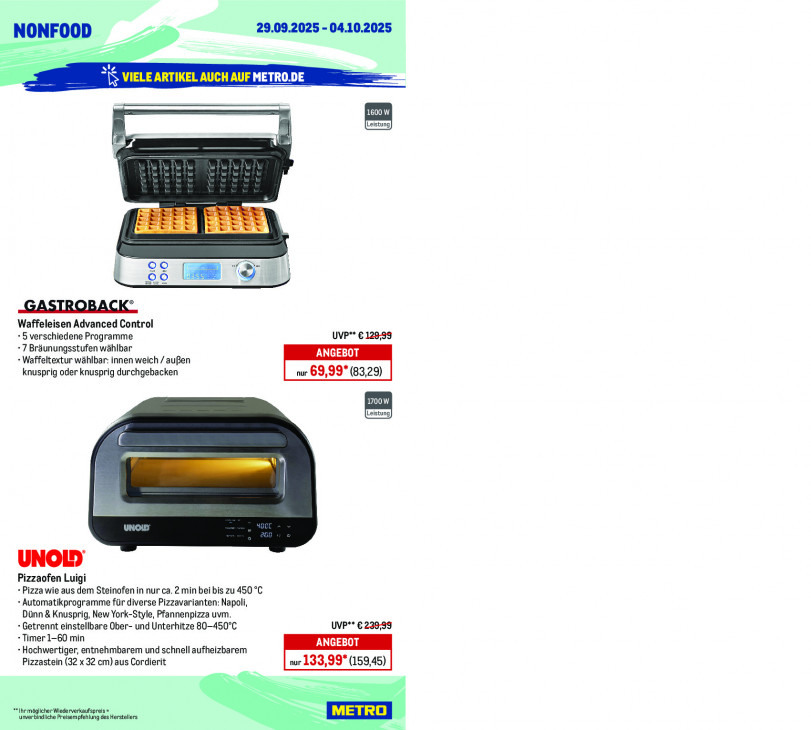 Metro Angebote ab 29.09.25 bis 04.10.25