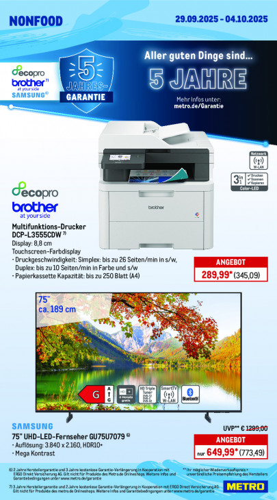 Metro Angebote ab 29.09.25 bis 04.10.25