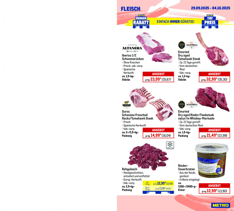 Metro Angebote ab 29.09.25 bis 04.10.25