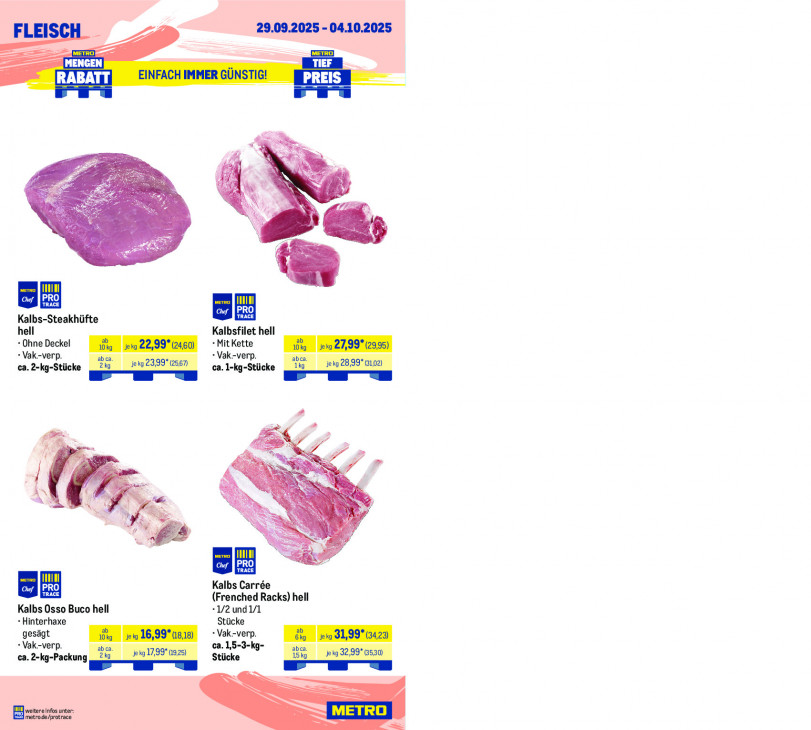 Metro Angebote ab 29.09.25 bis 04.10.25