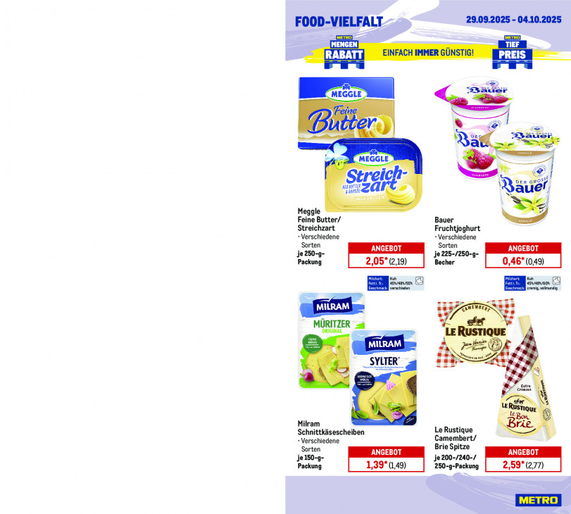 Metro Angebote ab 29.09.25 bis 04.10.25